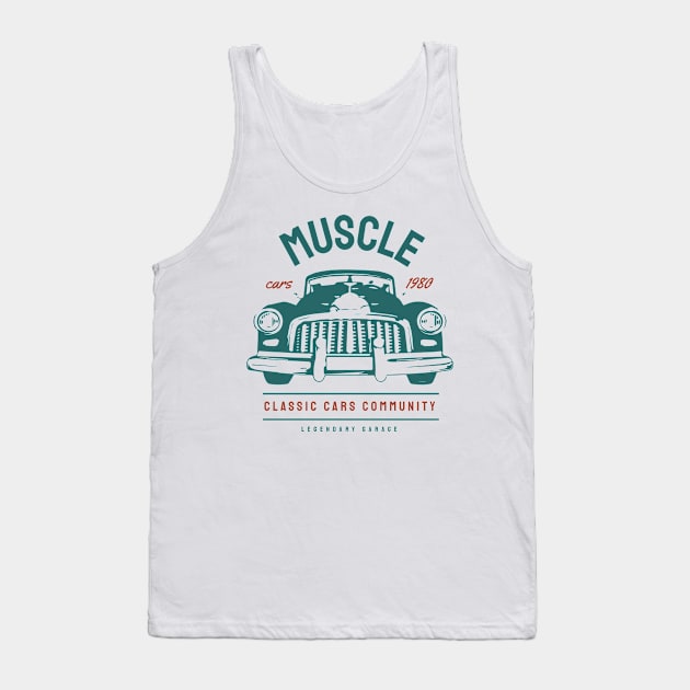 Muscle cars Tank Top by BunnyCreative